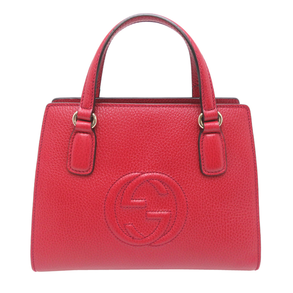GUCCI Red Leather Bag